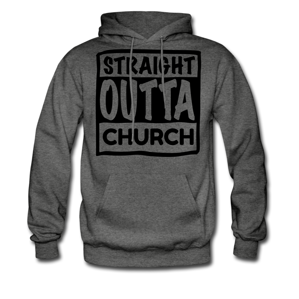 Straight Outta Church - charcoal gray