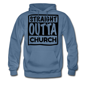 Straight Outta Church - denim blue