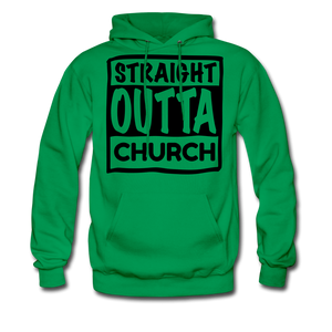 Straight Outta Church - kelly green