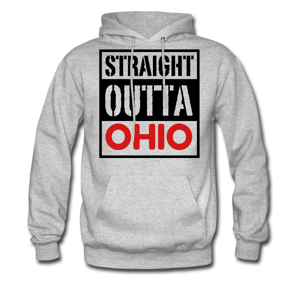Straight Outta Ohio - heather gray