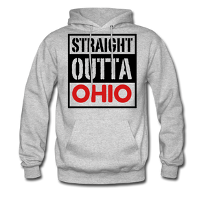 Straight Outta Ohio - heather gray