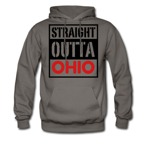 Straight Outta Ohio - asphalt gray