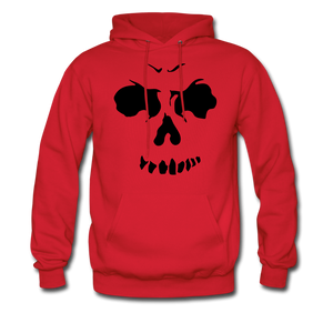Skull Hoodie - red