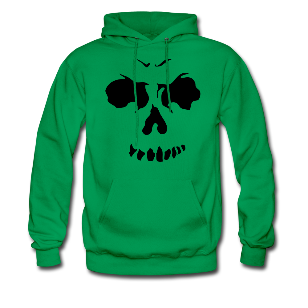Skull Hoodie - kelly green