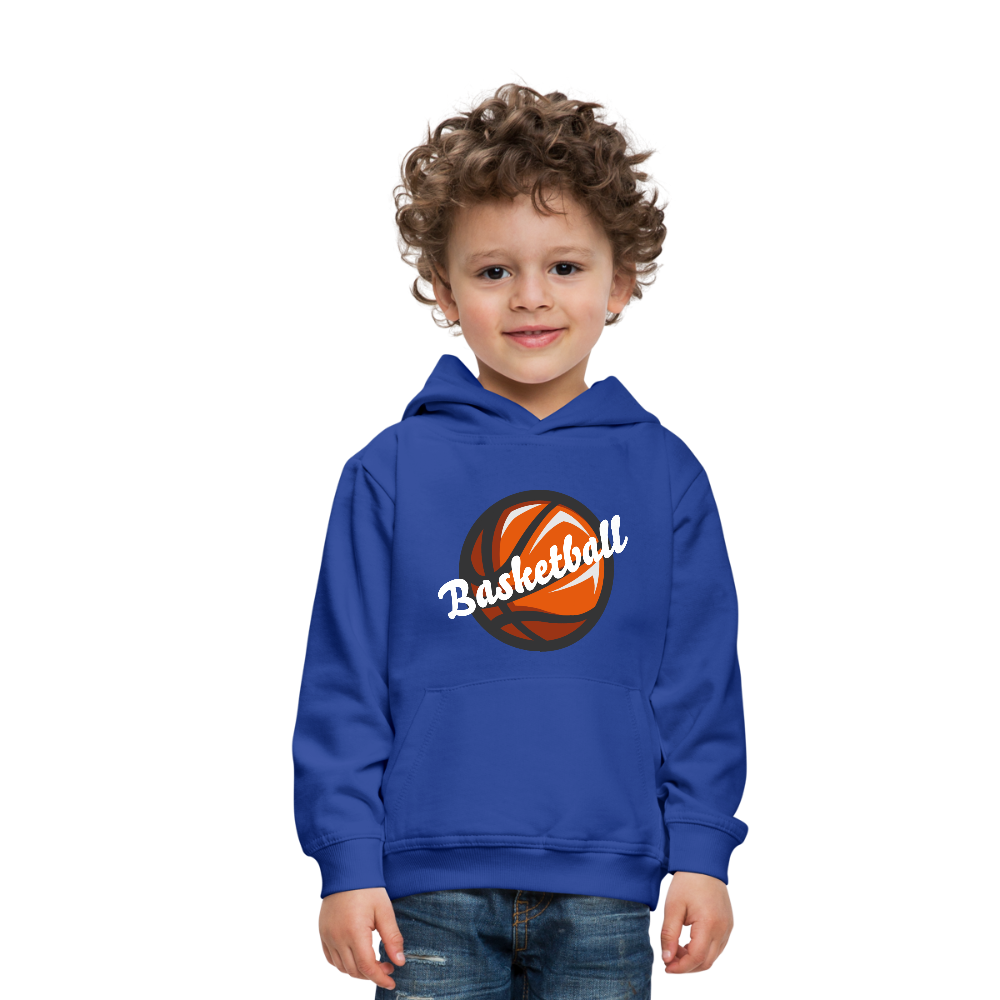Kid's Basketball Hoodie - royal blue