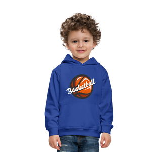 Kid's Basketball Hoodie - royal blue