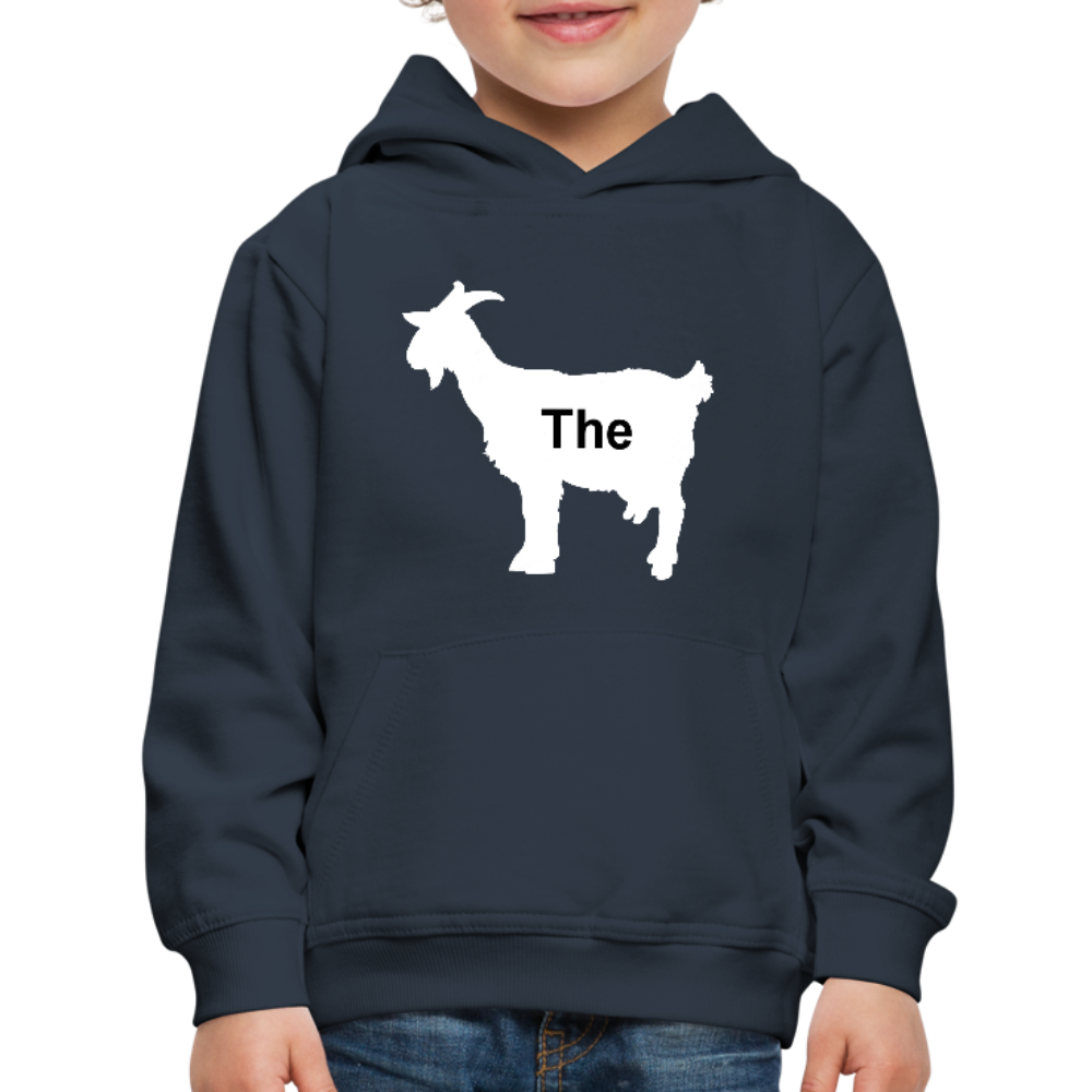 Kid's Goat Hoodie - navy