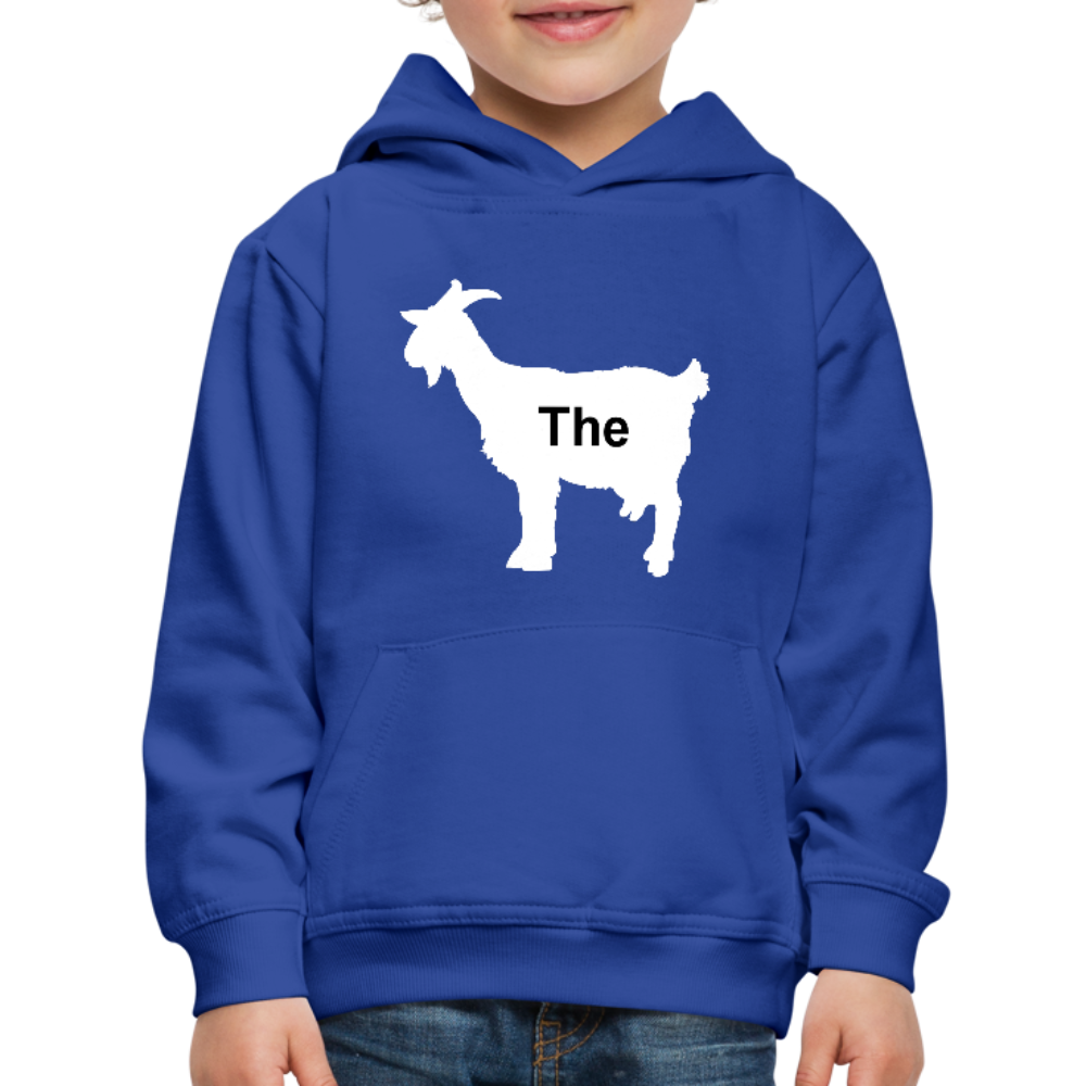 Kid's Goat Hoodie - royal blue