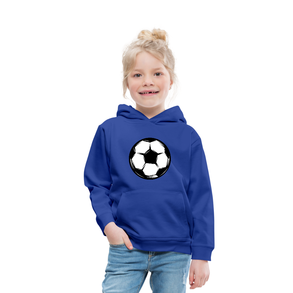 Kid's Soccer Hoodie - royal blue