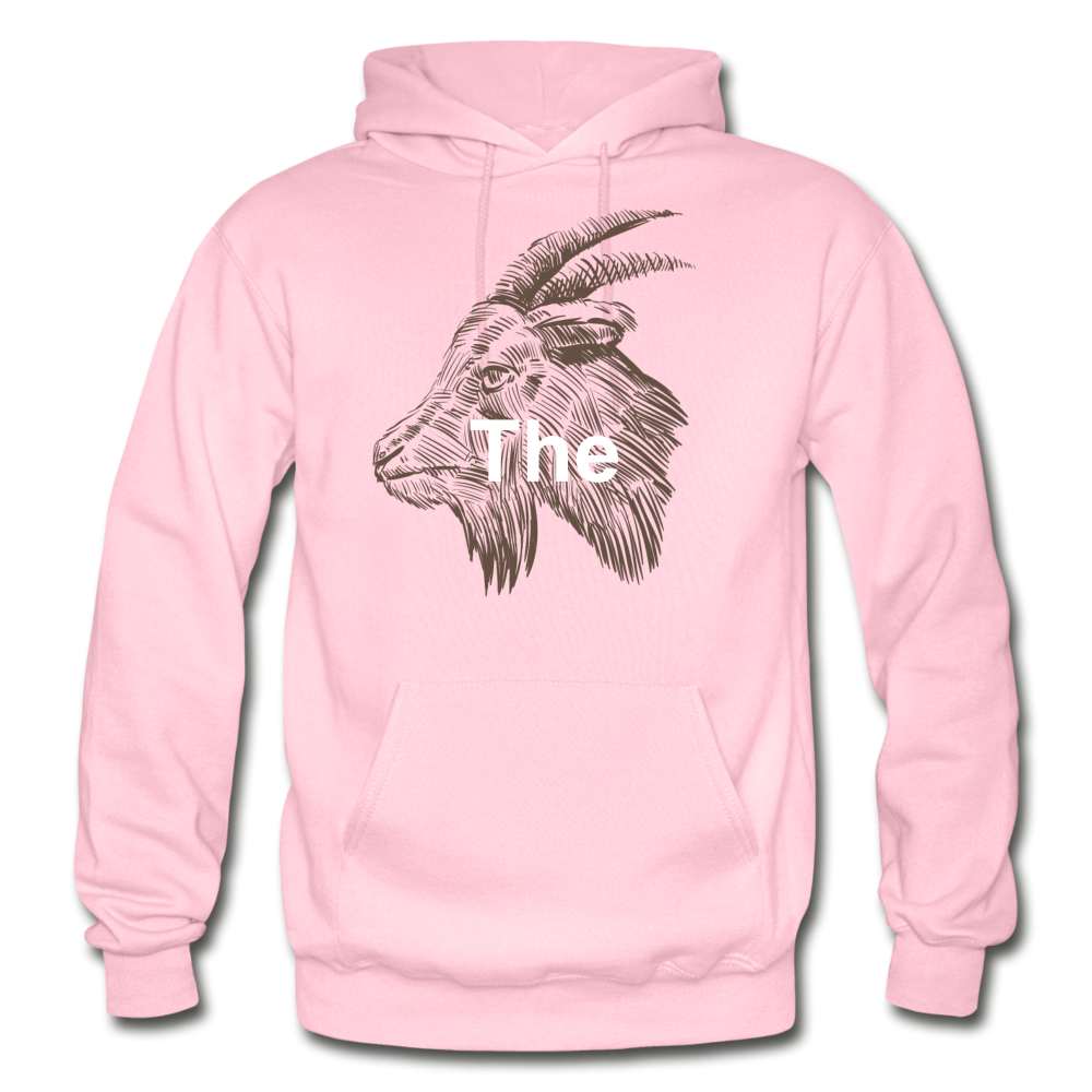 The Goat. Hoodie. - light pink