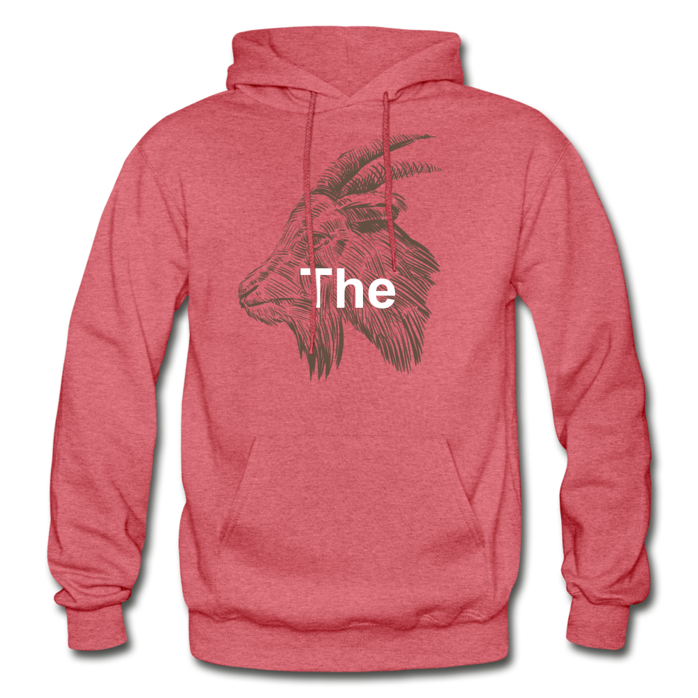The Goat. Hoodie. - heather red