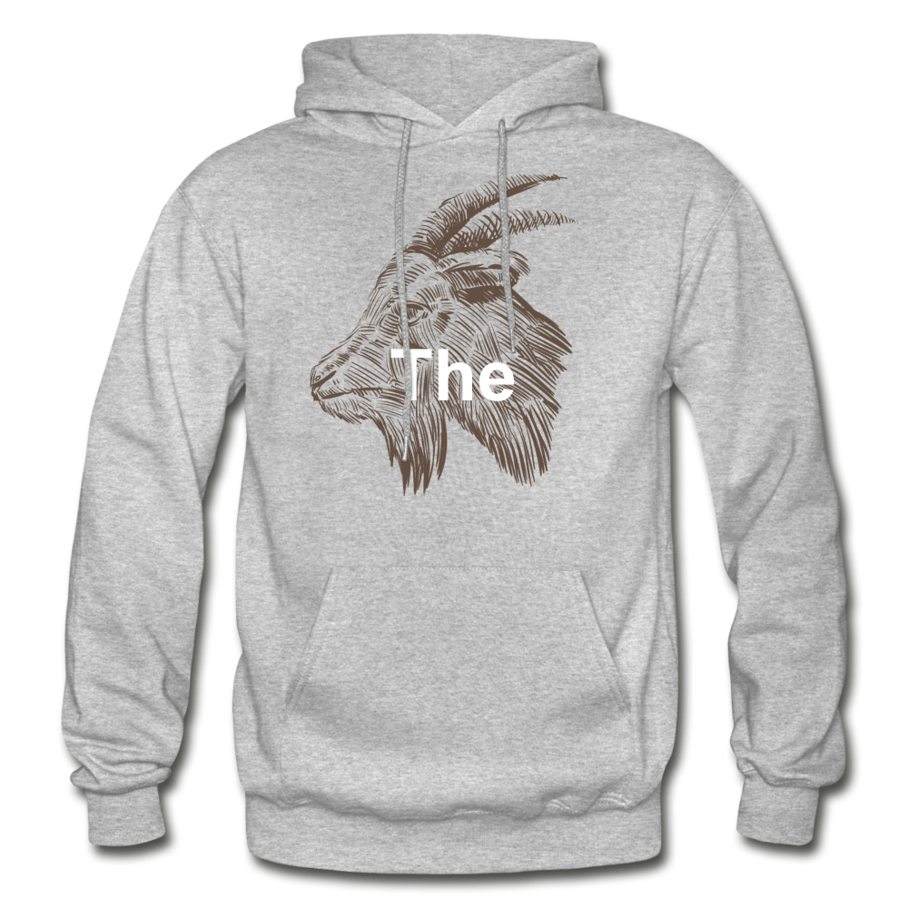 The Goat. Hoodie. - heather gray