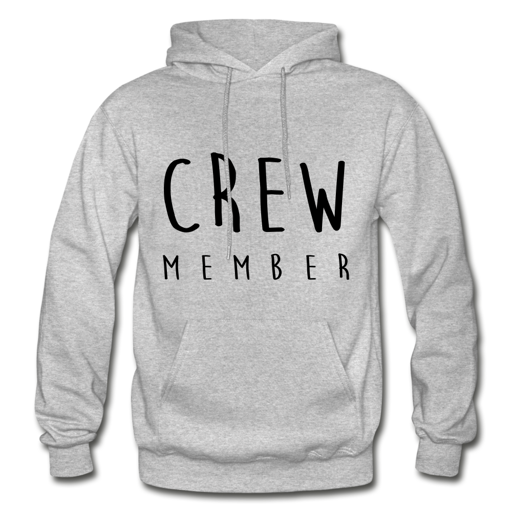Crew Memeber Hoodie - heather gray