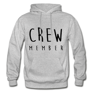 Crew Memeber Hoodie - heather gray