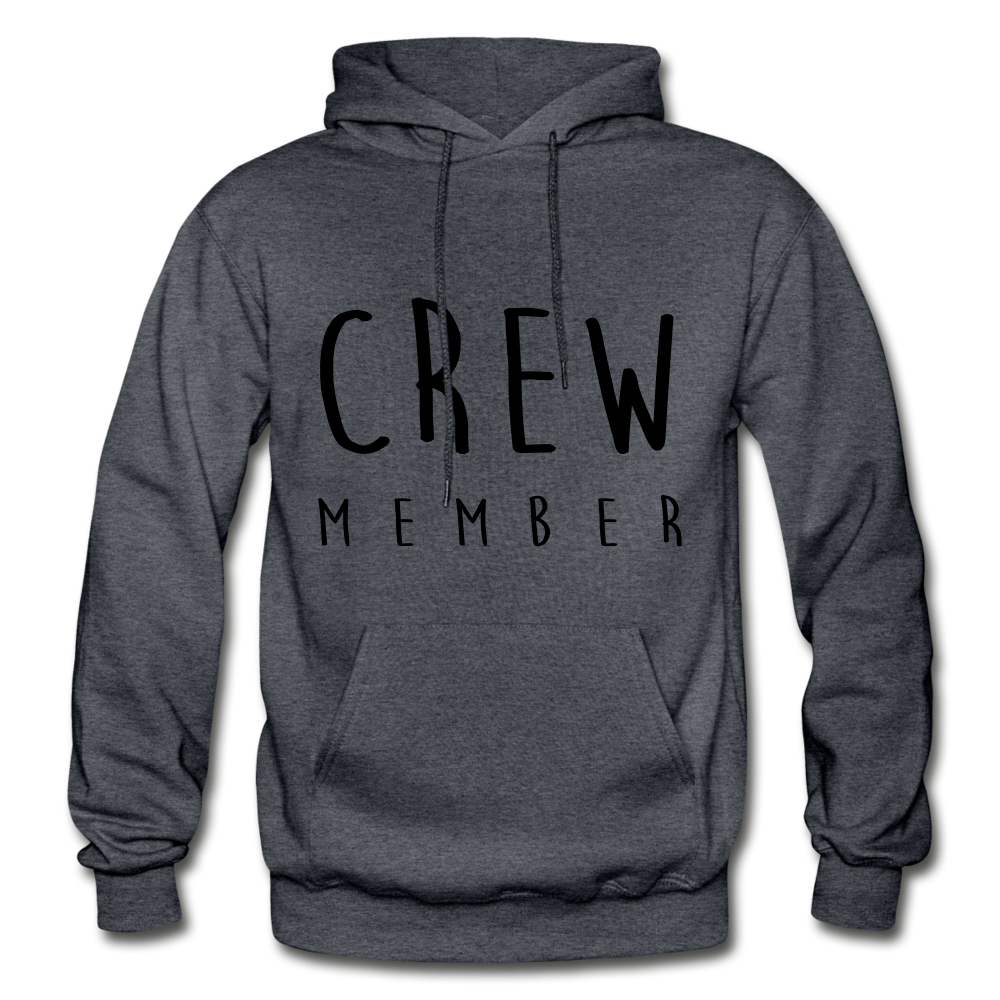 Crew Memeber Hoodie - charcoal gray