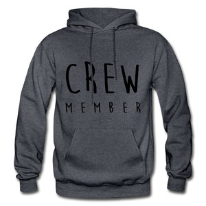 Crew Memeber Hoodie - charcoal gray