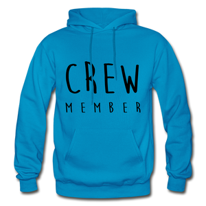 Crew Memeber Hoodie - turquoise