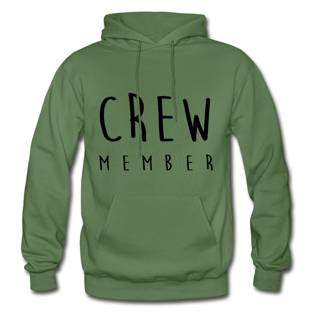 Crew Memeber Hoodie - military green