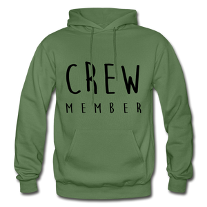 Crew Memeber Hoodie - military green