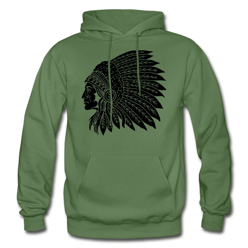 Native Hoodie - military green