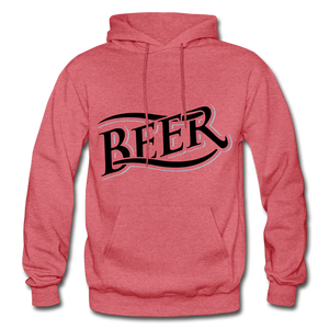 Beer Hoodie - heather red