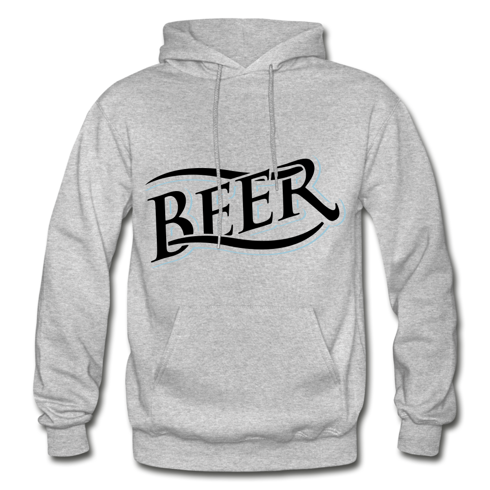 Beer Hoodie - heather gray
