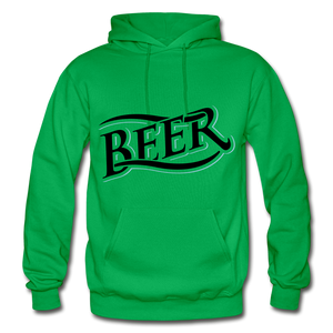 Beer Hoodie - kelly green