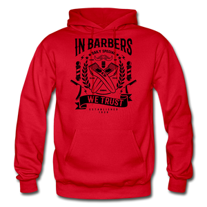 In Barbers We Trust - red