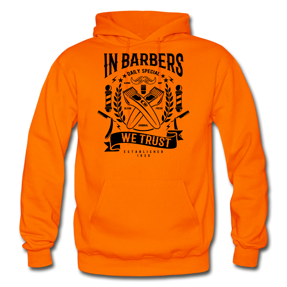 In Barbers We Trust - orange