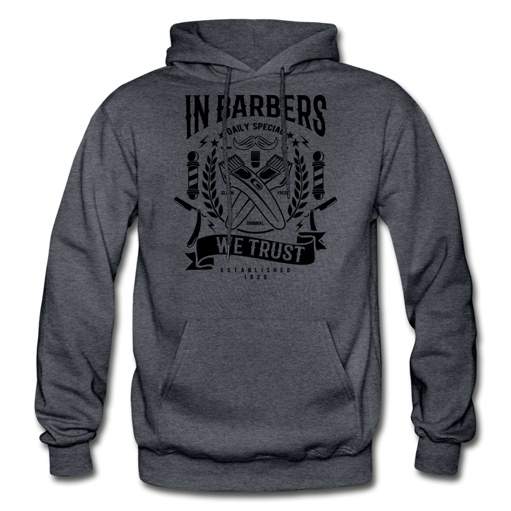 In Barbers We Trust - charcoal gray
