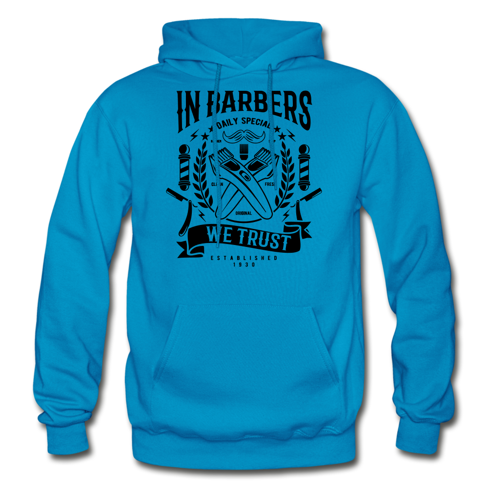 In Barbers We Trust - turquoise