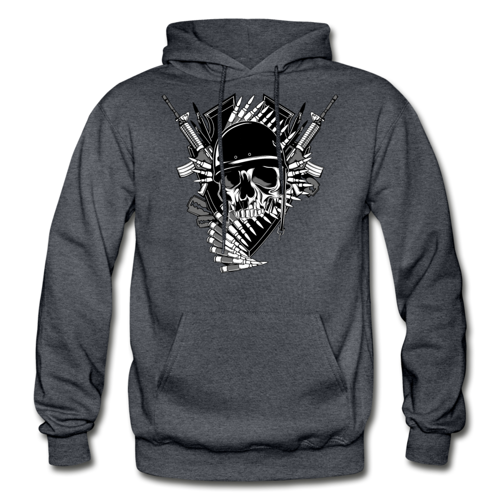Bullets Hoodie - charcoal gray