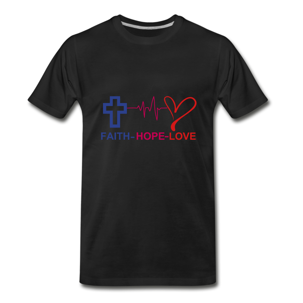 FAITH, HOPE, LOVE - black
