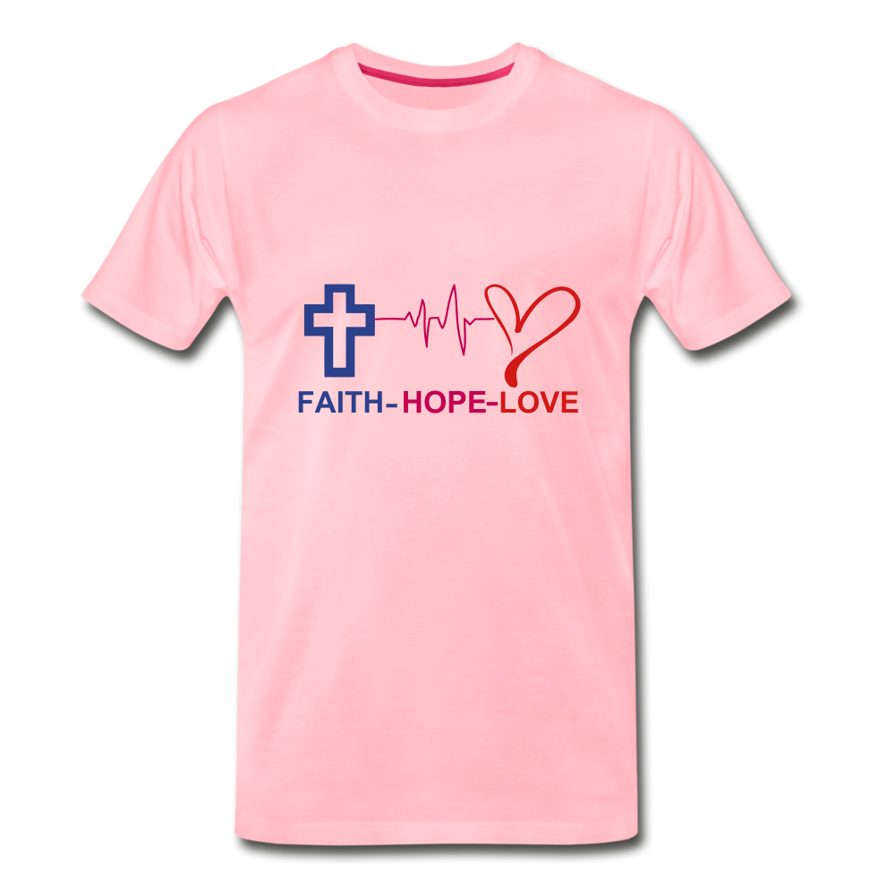 FAITH, HOPE, LOVE - pink