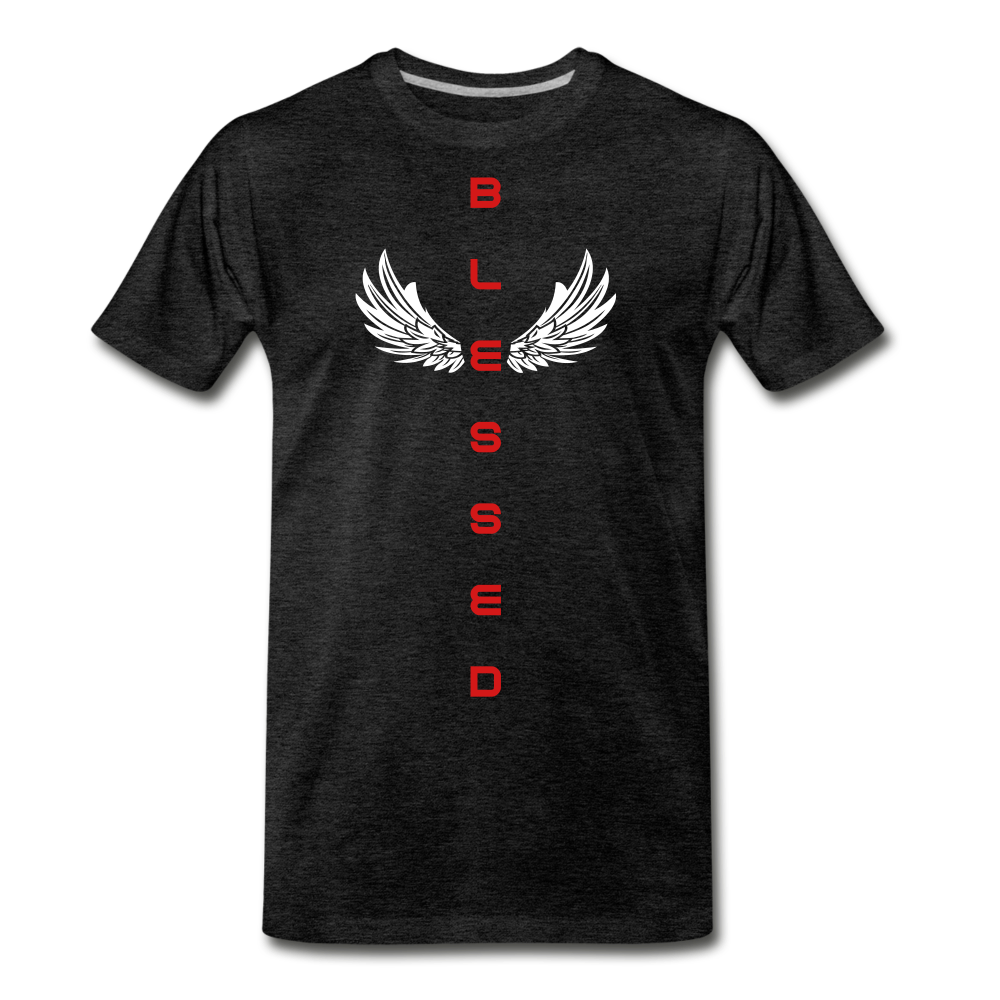 Blessed Wings - charcoal gray