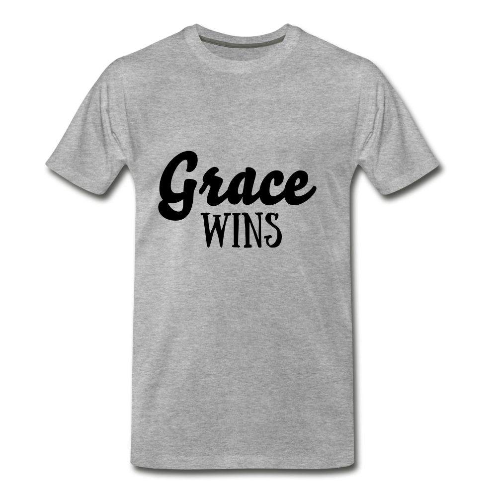 Grace Wins - heather gray