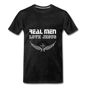 Real Men Love Jesus - charcoal gray