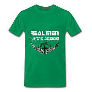 Real Men Love Jesus - kelly green