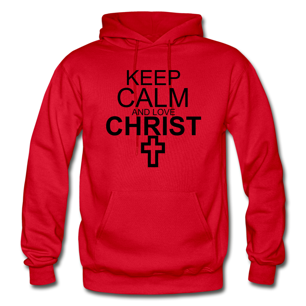 Love Christ Hoodie - red