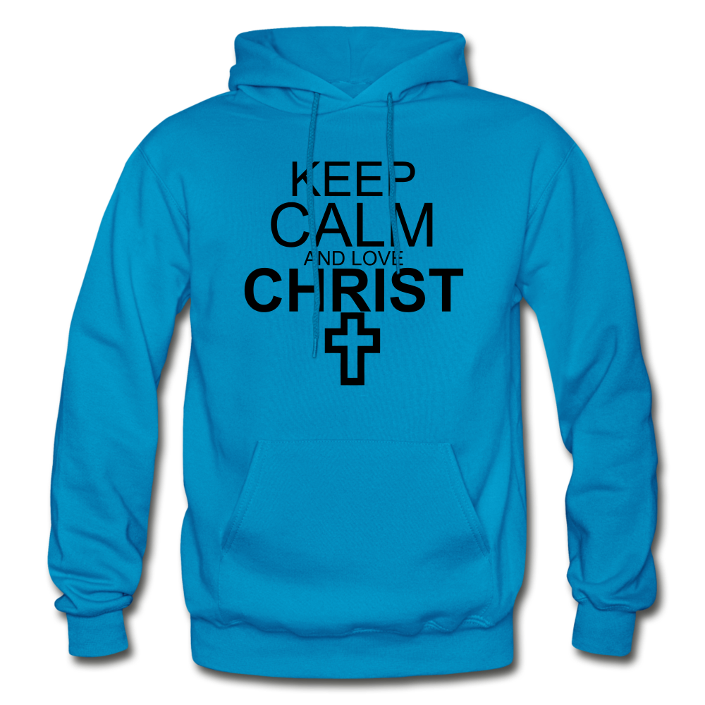 Love Christ Hoodie - turquoise