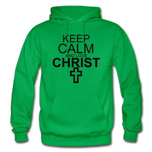 Love Christ Hoodie - kelly green