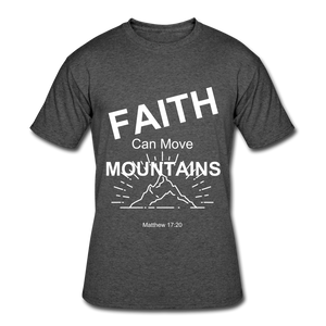 Faith Can Move Mountains - heather black