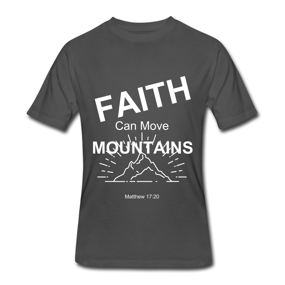 Faith Can Move Mountains - charcoal