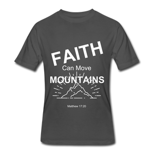 Faith Can Move Mountains - charcoal