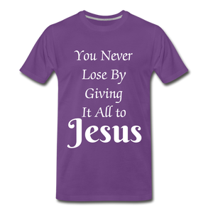 Give it all to Jesus - purple