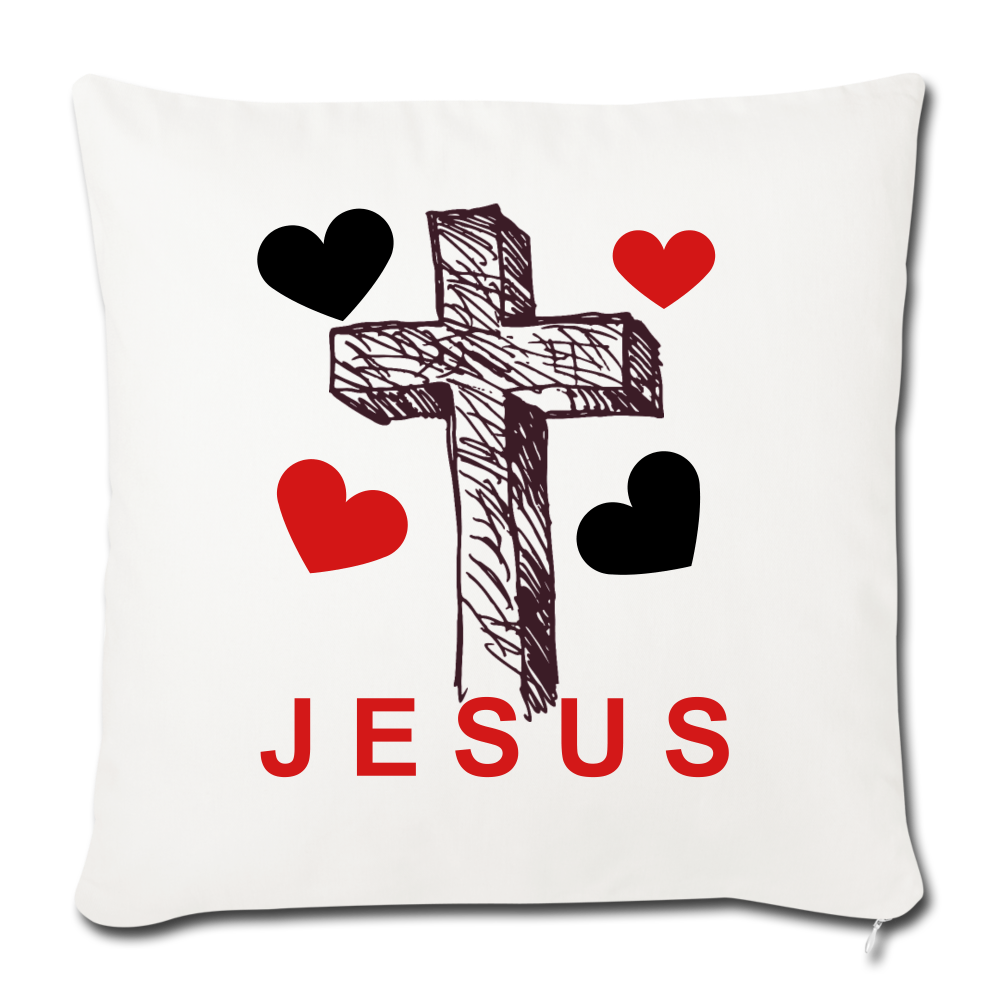 Jesus Love's Pillow - natural white