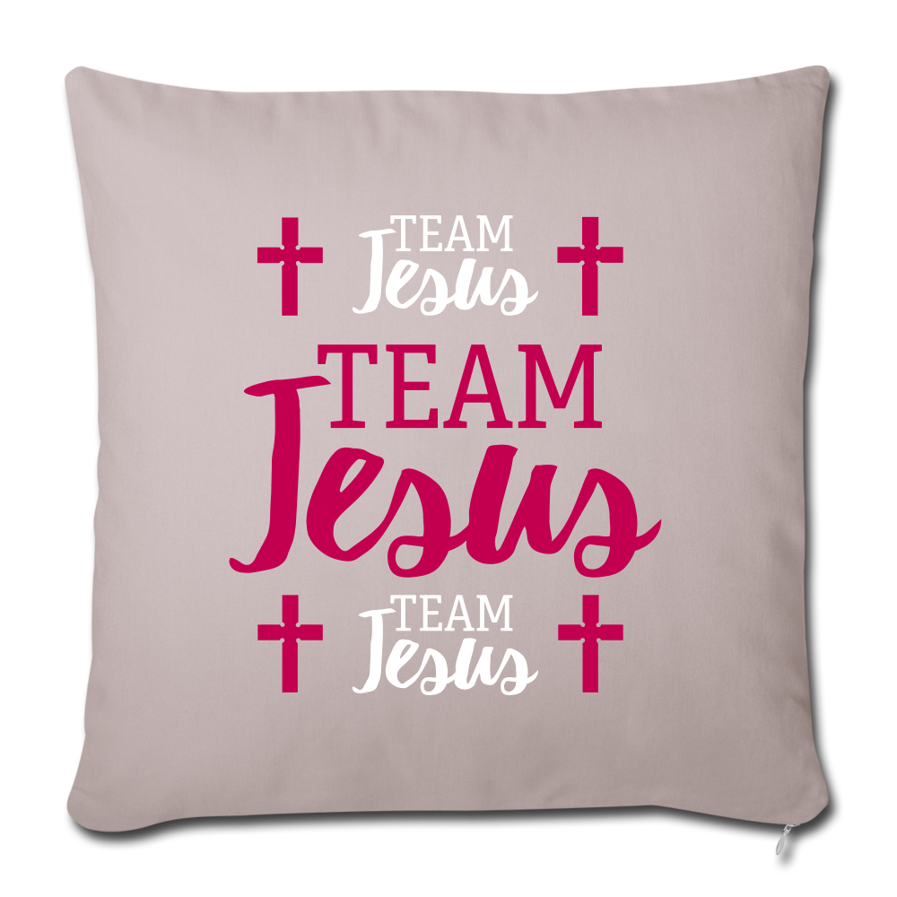 Teeam Jesus Pillow - light taupe