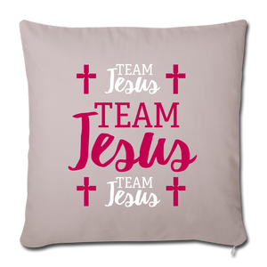 Teeam Jesus Pillow - light taupe