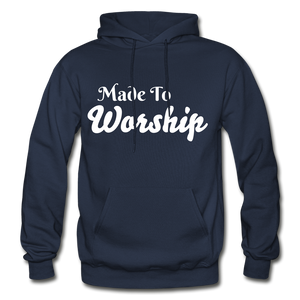 Made To Worship Hoodie - navy
