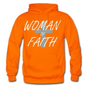 Woman Of Faith Hoodie - orange